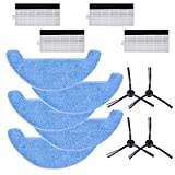 REYEE Juego de 13 Accesorios de Repuesto (Filtro, Cepillo Lateral, Paño de Mopa para Robot Aspirador Proscenic NEO 830T